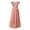 Pink, variant on ZHOGXU Kids Girls Flutter Sleeve O Neck Pink Ruffle Drawstring Bow Waist Tie Tiered Dress Nice For Party And Dance