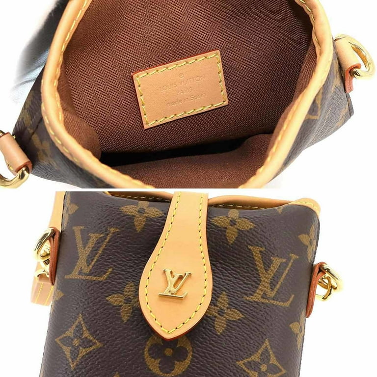 Pre-Owned LOUIS VUITTON Monogram Fold Me Pouch Shoulder Bag Brown 
