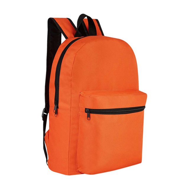 Bolsa-mochila con bolsillo frontal con cierre-Tide naranja 28 x 42 x 16