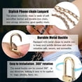 thumbnail image 4 of KOMI 2Pcs Phone Crossbody Lanyard and Wrist Phone Strap, Universal Phone Strap Cell Phone Lanyard Crossbody Strap Phone Chain with 2× Tether Tab for Most Phones Bag Purse, 4 of 5