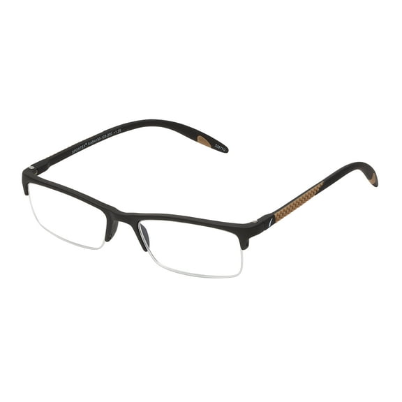 SAV Sportex Reading Glasses, Semi-rimless frame, AR4150,  2.75, Brown