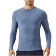 thumbnail image 2 of Dovford Men's Compression Shirts Long Sleeve Quick Dry Athletic Running T-Shirt Workout Sports Gym Base Layer Tops, 2 of 7