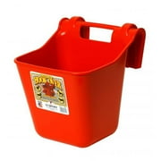 Little Giant 12 Quart Mountable Livestock & Pet Hook Over Feeder, Red