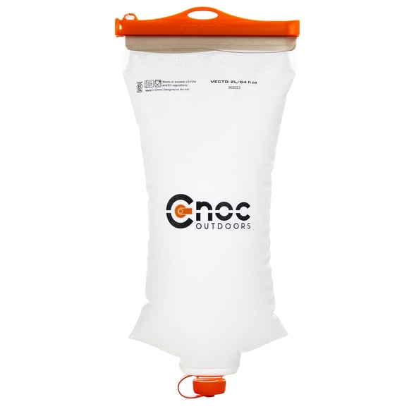 Contenedor de agua Cnoc Outdoors VECTO 2L con rosca de 28 mm, color naranja