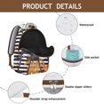 thumbnail image 4 of Roomy Hawaii Tropical Wind Palm Leaves Student Backpack: Durable Lightweight Laptop Daypack with Padded Sleeve for College & High School, Perfect for Commuting, A Fantastic Gift for Women & Men, 4 of 6