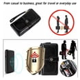 thumbnail image 4 of Coin Pouch, Oil Wax PU Leather Women's Coin Purses with Handbag Rope for Travelling, 4 of 8