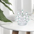 thumbnail image 2 of Escultura de cristal de animal, estatua, figura creativa, artesanía de vidrio para estantería de tienda. Mini verde, 2 of 8