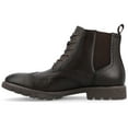 thumbnail image 3 of Vance Mens Bowman Wingtip Lace-up Ankle Boot, 3 of 10