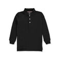 thumbnail image 2 of French Toast Boys School Uniform Long Sleeve Pique Polo Shirt, Sizes 4-20, 2 of 9