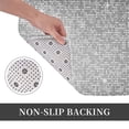 thumbnail image 3 of Non Slip Door Mat, Silver Mosaic Fast Drying Bath Tub Mats, Absorbent Bathroom Rugs Entrance Welcome Mat, Bath MatS for Tub, Floor, Home, Kitchen, Hotel,16x24in, 3 of 7