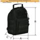 thumbnail image 2 of Mochila táctica de hombro VentDepot MXUBA-003 3 Piezas Negro, 2 of 2