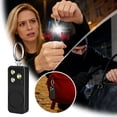 thumbnail image 2 of Black Portable Personal Safety Alarm, Rechargeable Anti-Wolf Device with LED Flashlight & Anti-Spy Camera, 2 of 6