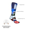 thumbnail image 4 of Lsque Five Nights At Freddy'S Print Women's Men's Novelty 20in Crew Socks Cotton Socks Knee High Socks for Walking,Running,Nurses,Pregnancy, 4 of 6