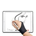 thumbnail image 6 of HOOWIFFY Artist Two Finger Gloves Black Spandex for Painting Comfortable and Durable 4Pcs, 6 of 8