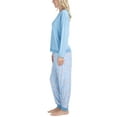 thumbnail image 2 of Muk Luks Lounge Loyalist Sweatshirt and Jogger Set, Blue Feathers , S, 2 of 7