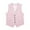 Pink, variant on Womens Linen Blazer Vest Dressy Casual Crop Suit Vest Sleeveless Trendy Waistcoat Tops Business Work Office Clothes Army Green, S