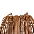 thumbnail image 4 of 10.87 Inch Stylish Solar Dual Weaving Rattan Look Lantern, 4 of 7