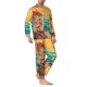 thumbnail image 2 of Fotbe Island Beach Guinea Pig Pijama de Hombre con Estampado de Manga Larga, Conjunto de 2 Piezas, Ropa de Dormir Suave y Cómoda con Bolsillos-X-Large, 2 of 7