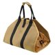 thumbnail image 1 of Portador de leña, bolsa de lona para leña, bolsa de transporte de madera con asas y correas de seguridad para viajes de campamento en interiores, regalo de Navidad, 90 x 45 cm, 1 of 7