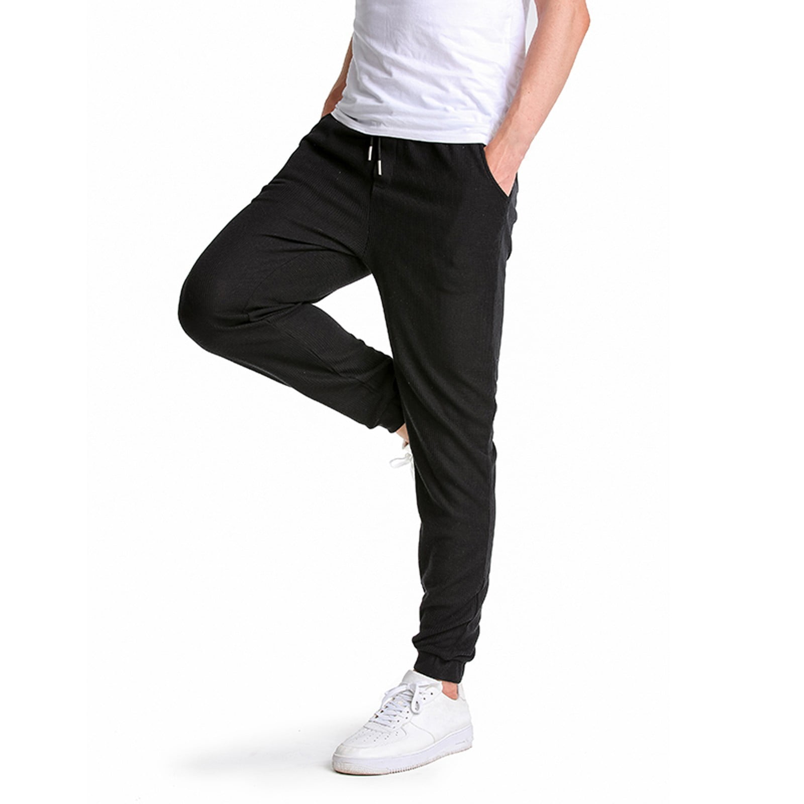 nike men's sweatpants with zipper pockets