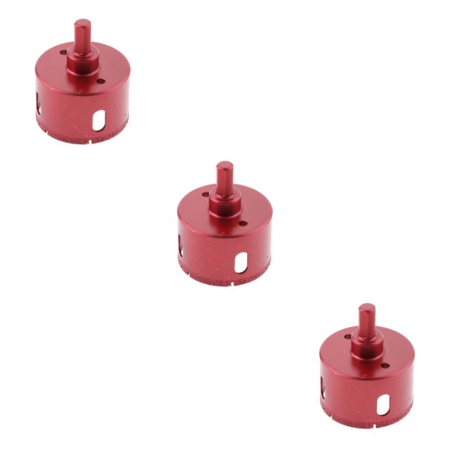 Dalazy 1 Pièce Outil Foret Verre Céramique set Tuile Rouge 55mm 3Set