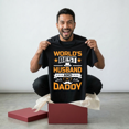 thumbnail image 5 of Playera Camiseta Para Papá Diseño Original Casual Regalo Día Padre El Mejor Esposo Y Padre Del Mundo, 5 of 5