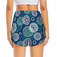 thumbnail image 4 of Haiem Bohemian Mandala Women's 2 in 1 Running Shorts - Lightweight Athletic Workout Gym Yoga Breathable Sports Shorts Liner with Phone Pockets-Small, 4 of 9