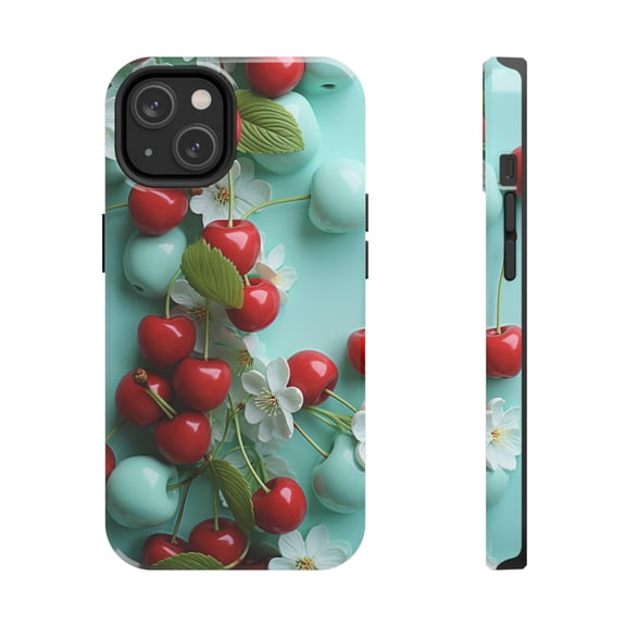 pretty cherry Tough Phone Cases