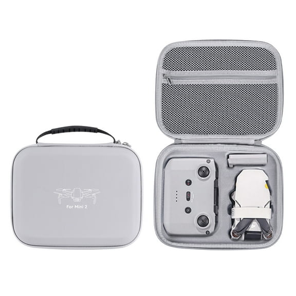 Hard EVA Storage Bag For DJI Mini2/Mini 2 SE, Portable Carrying Case Mini2/2 SE Drone Accessories PU Hard Shell Storage Case For Drone Remote Comtroller and Other Accessories