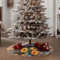 thumbnail image 5 of Salouo Elegant Cute Panda Sunflower Christmas Tree Skirt 36" Farmhouse Christmas Decorations Snowman Xmas Tree Skirt Tree Mat for Holiday Party Decor, 5 of 8
