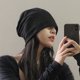 thumbnail image 4 of Gorro de punto holgado para mujer, gorro de punto con calavera suave y cálido para invierno, 4 of 5