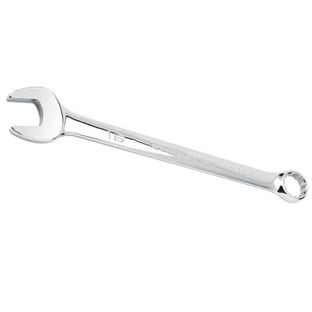 Powerbuilt- 15mm Mirror Polish Combination Wrench Metric - 644119