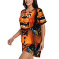 thumbnail image 2 of Lsque Five Nights At Freddy'S Women's Short-Sleeved Pajama Set - 2 Piece Soft and Lightweight Sleepwear Set-, 2 of 9