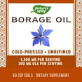 thumbnail image 3 of Nature's Way Borage, Cold Pressed Oil 1300mg, 60 Softgels, 3 of 6