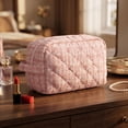 thumbnail image 3 of Makeup Brush Holder Bag Portable Cosmetic Brush Storage Pouch Travel Brush Organizer Case Protective Beauty Tool Bag For Women Makeup Artists Travel(Purple), 3 of 5