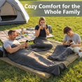 thumbnail image 7 of Hooded Wearable Blanket for Deeper Sleep - Comfort Sleep Sack with Side Pocket & Water-Resistant Bag, 4 Sizes (S-XL) Compression Sleeping Bag for Home Lounging, Camping & Travel, 7 of 7