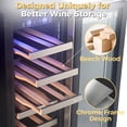 thumbnail image 6 of IceBlue 20-Bottle Wine Cooler, Drink refrigerator, Digital Temperature Control(5-22°C) ,LED Screen, Home Use, 6 of 9