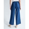 thumbnail image 3 of Free Assembly Women's and Women's Plus Cropped Pants with Patch Pockets, 26" Inseam, Sizes XS-4X, 3 of 5
