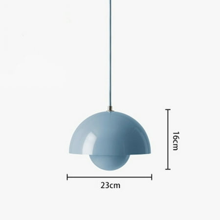 

Toyella Bud Small Chandelier Simple Single Head Blue 18W warm light