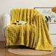 thumbnail image 5 of Manta Suave De Felpa Polar, Cálida Y Acogedora Para Siestas En La Cama O El Sofá, Color Amarillo, 5 of 9