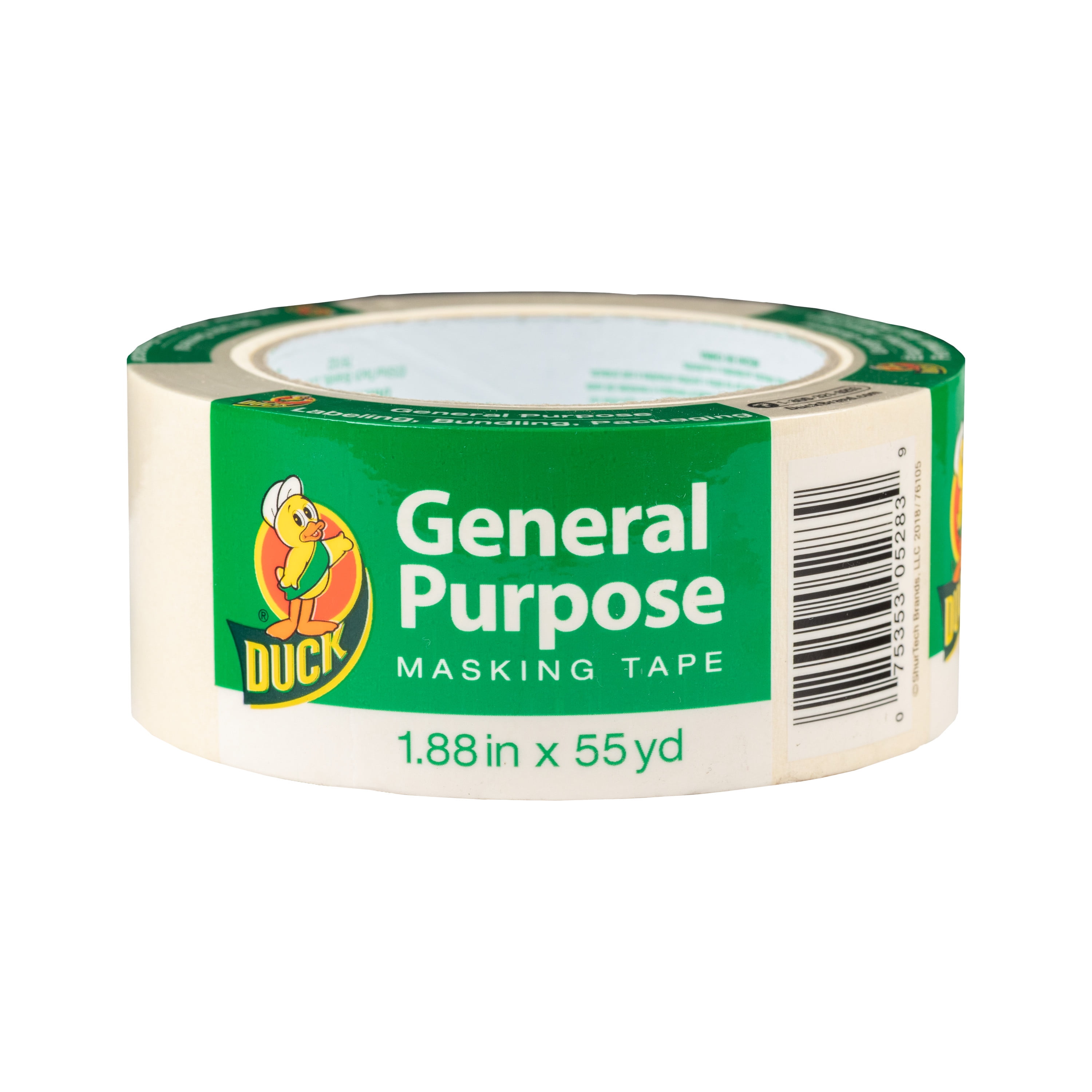 32 Rolls General Purpose White Masking Tape 3" x 60 Yards Natural Tapes 
