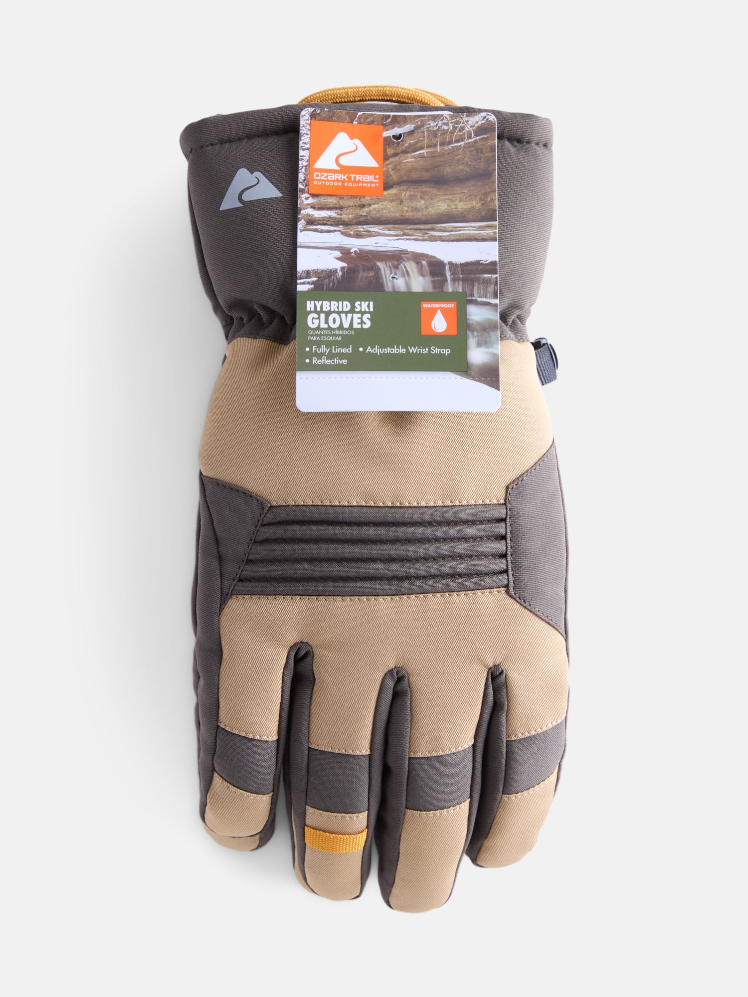 Ozark Trail Boys Hybrid Ski Gloves, Sizes S-XL