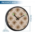 thumbnail image 3 of Indoor 12' Voice-Activated Luminous Decoration Wall Clock With LED Night Light Modern Aesthetic, 3 of 8
