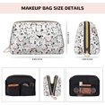 thumbnail image 5 of Picia Cute Cat Print Leather Makeup Bag Make Up Bag Travel Toiletry Bag for Her Girlfriend Teacher Teen Girl Gifts, 5 of 8