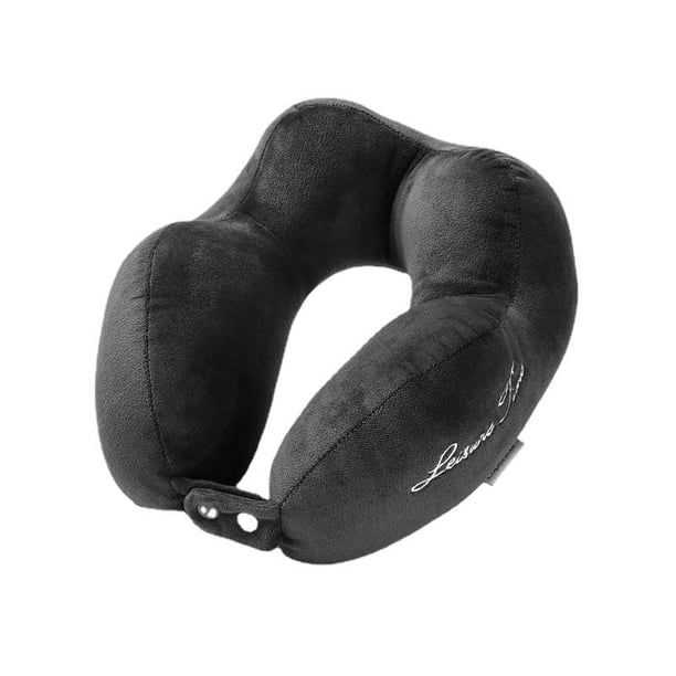 Almohada en forma de U con joroba, bordada, para la siesta en la oficina, almohada portátil para el cuello, para viajes y aviones