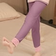 thumbnail image 4 of AherBiu Kid Girls Clothes Teens Pajamas Leggings Ribbed Basic Layer Bottom Legging Pants Sleepwear, 4 of 4