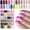 Square, variant on 576 count Medium Square Press Nails Kit Glossy Colored Straight Nails Full Cover Artificial Fingernails Tips Manicure Design Decor 24 Colors for Women Teens