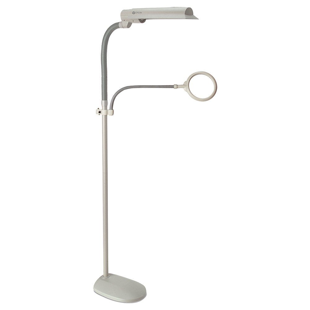 OttLite EasyView Floor Flexible Neck Lamp 18W