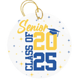 thumbnail image 6 of Class of 2025 Graduation Ornament, Personalized Ceramic Keepsake for High School & College Seniors, Graduation Gift for Her, Christmas 2025 Decor, 6 of 8