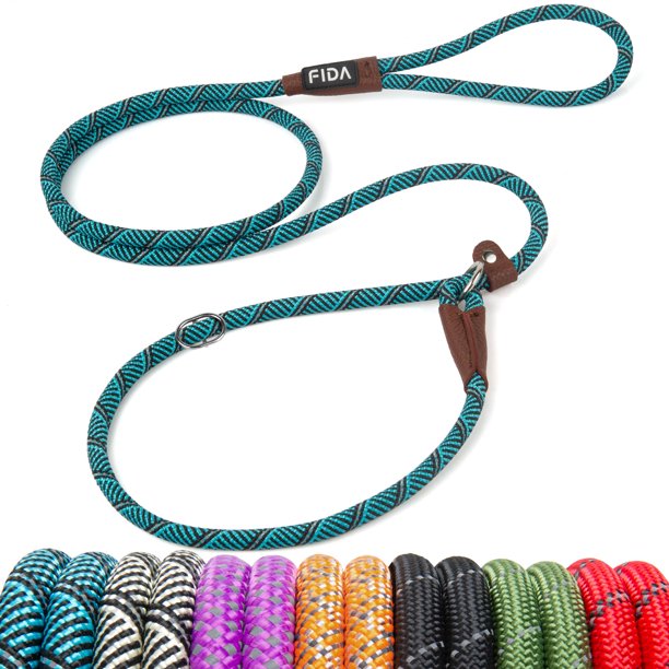 Correa para perro Fida, duradera, correa antideslizante de nailon reflectante de 6 pies x 3/8 pulgadas